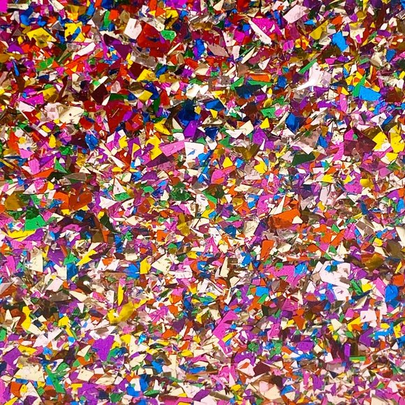 Acrylic Party Box in Multicolor Glitter - Picture 8 of 8